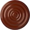 Ekena Millwork Carton Smooth Ceiling Medallion (Fits Canopies up to 9 1/8"), 29 1/8"OD x 1 1/2"P, Firebrick CM29CAFIF - alternate 1